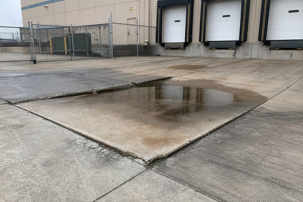 Commercial Driveway and Lot Leveling photo